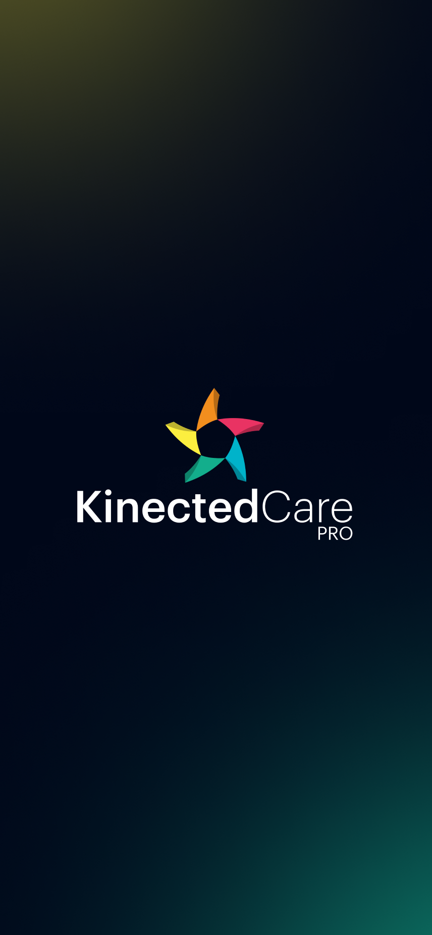 KinectedCare Pro splash screen